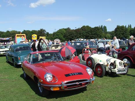 Picture of classic car show