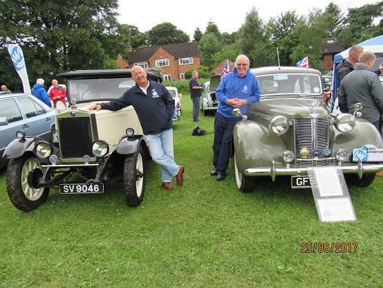 Picture of classic car show