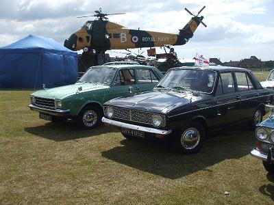 Picture of classic car show