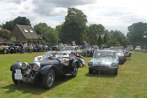 Picture of classic car show