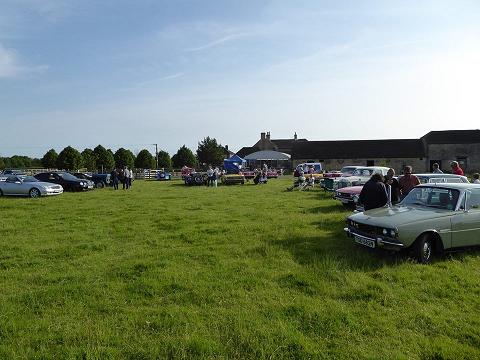 Picture of classic car show