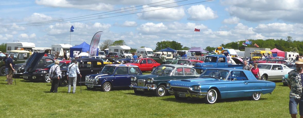 Picture of classic car show