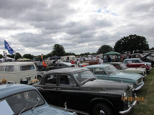 Picture of classic car show