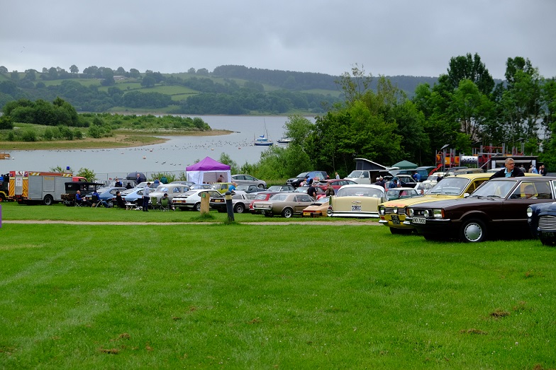 Picture of classic car show