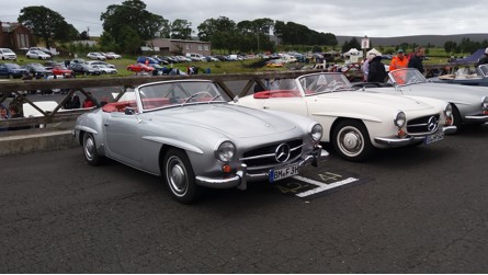 Picture of classic car show