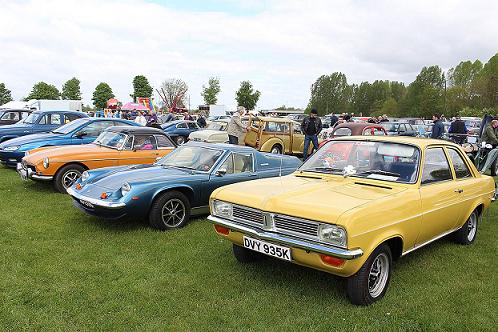 Picture of classic car show