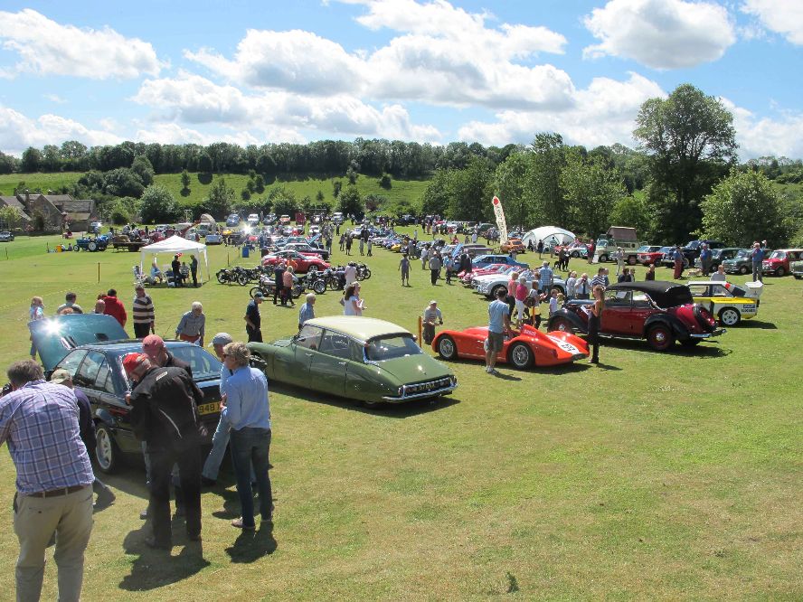 Picture of classic car show