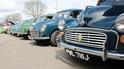 Picture of classic car show