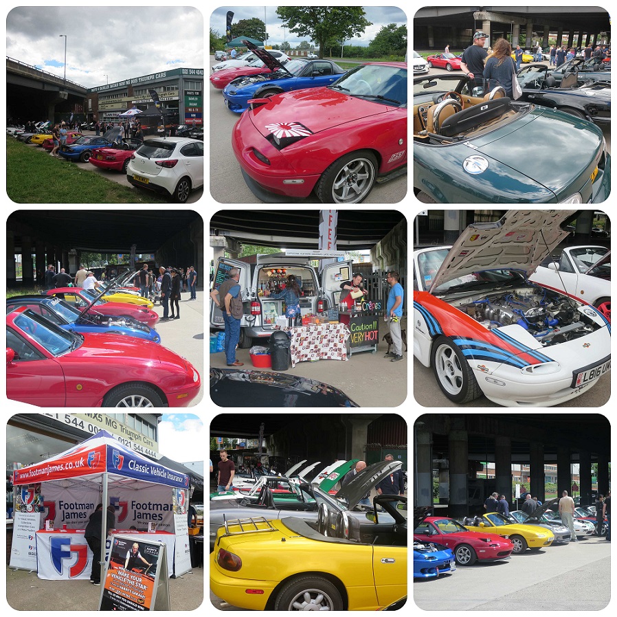 Picture of classic car show