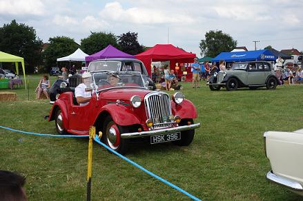 Picture of classic car show