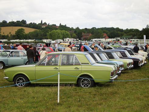 Picture of classic car show