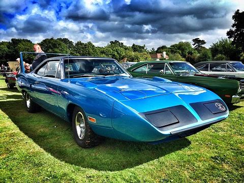 Picture of classic motor car at show