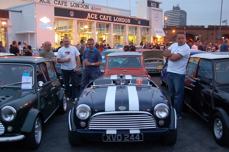 Picture of classic car show