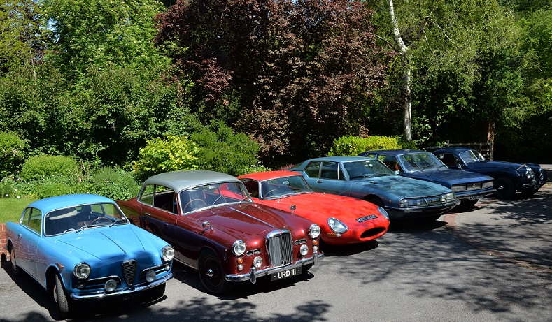 Picture of classic motor car at show