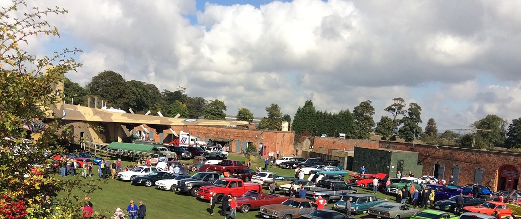 Picture of classic car show