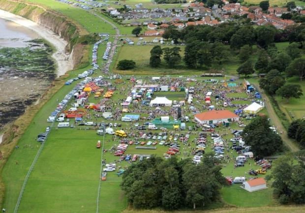 Picture of classic car show