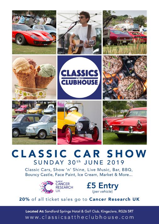 Picture of classic car show