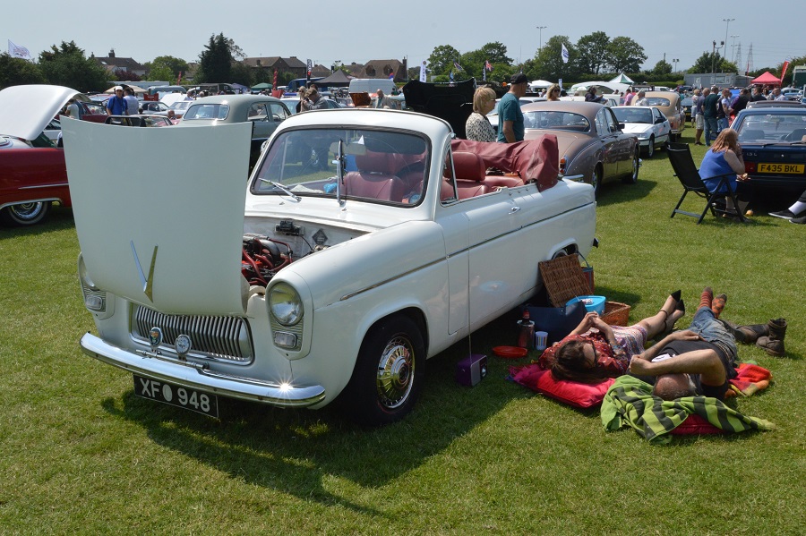 Picture of classic car show