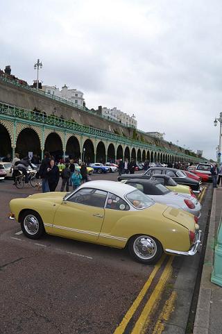 Picture of classic car show