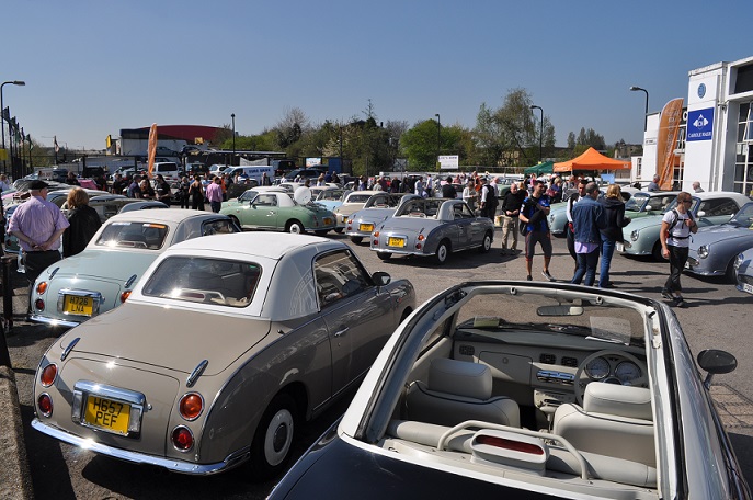 Picture of classic car show