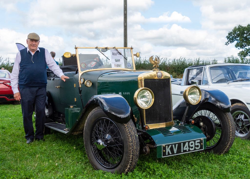 Picture of classic motor car at show