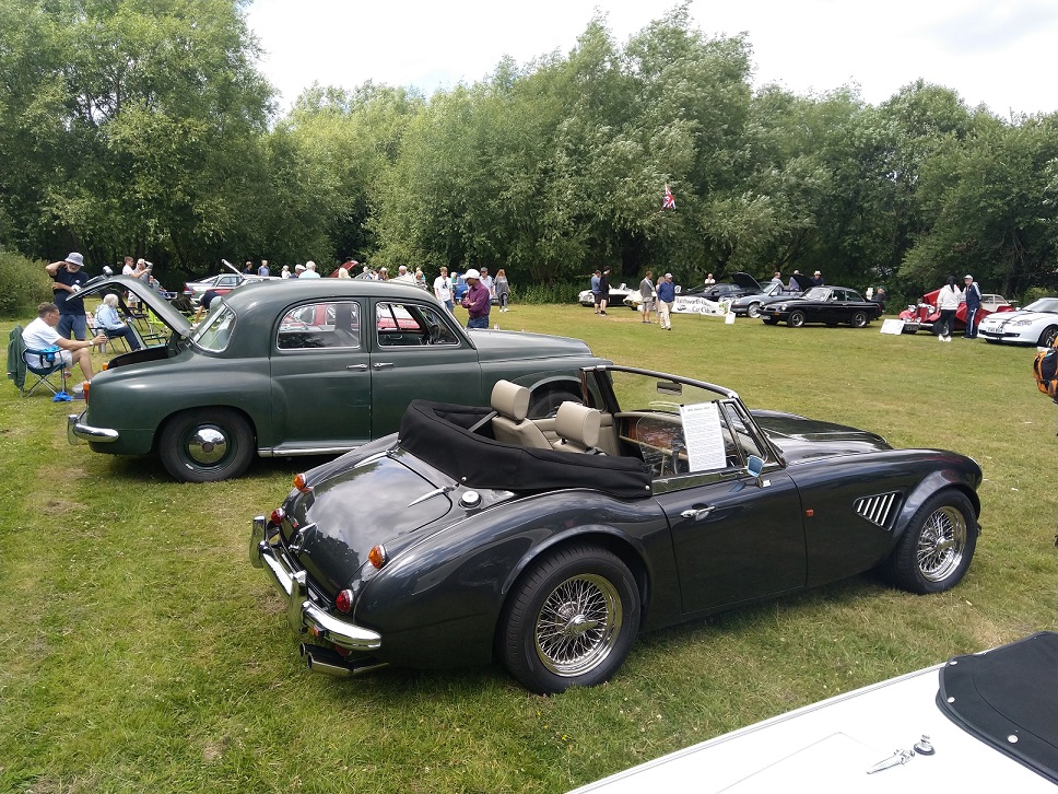 Picture of classic car show