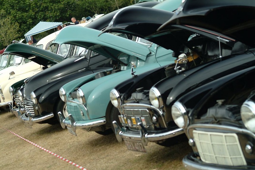 Picture of classic car show