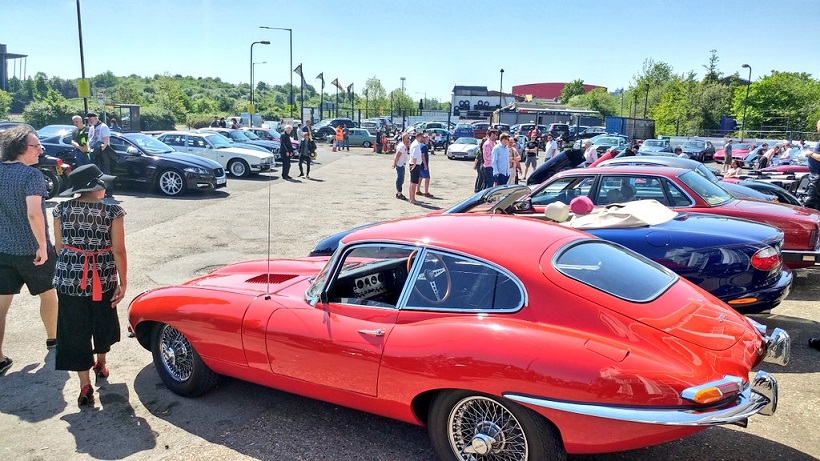 Picture of classic car show