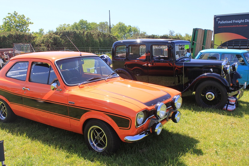 Picture of classic car show