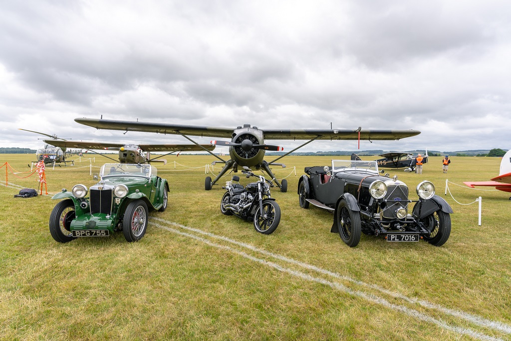 Picture of classic car show