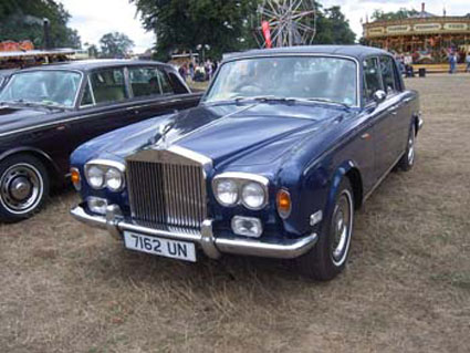 Classic cars and motor vehciles attending motor rallies in the UK