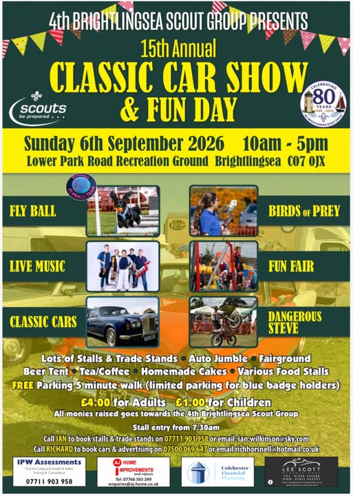 Picture of classic car show